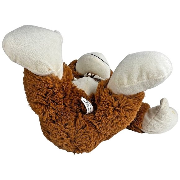 Carousel Softtoys Marley Monkey Plush Banana Hat On Head Brown 18 Inch Vintage - Picture 8 of 9